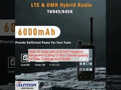 DMR-LTE-radio met UHF/VHF-frequentiebereik en 12,5KHz/25KHz-kanaalverschil voor brede dekking en flexibele