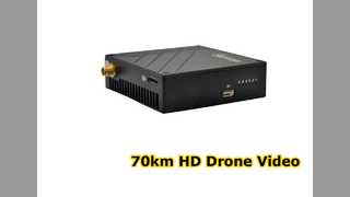 C50HPT UAV-videolink 70 km HD lage latentie